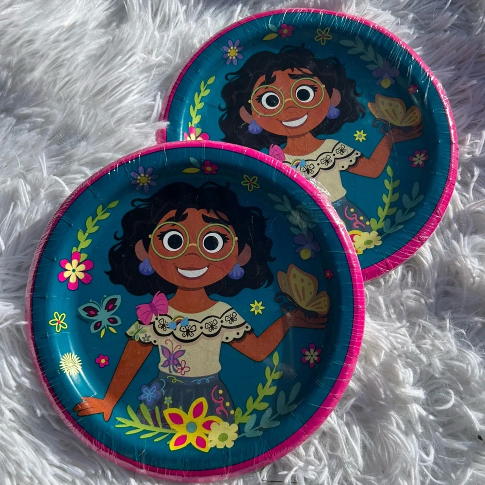 🩶5/$30 Disney’s Encanto Cake Snack Small Party Plates Set of Two 8 Pack NEW